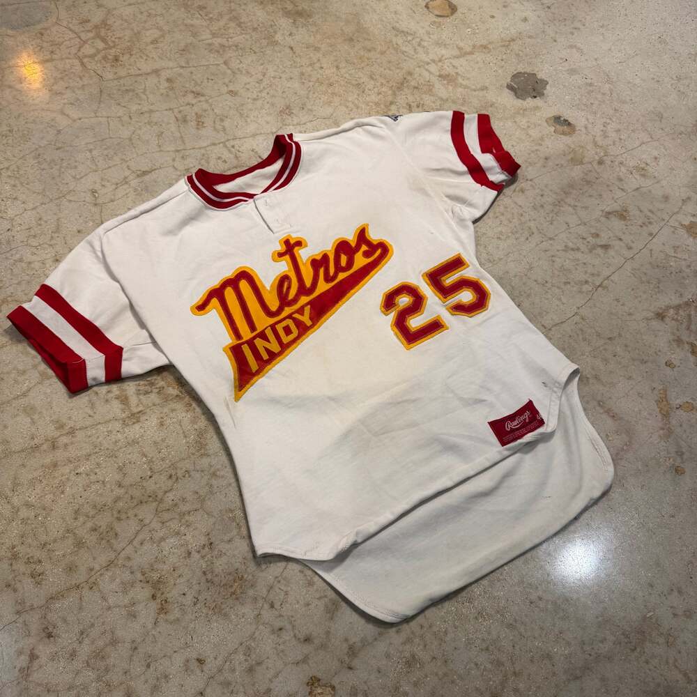 1955 Indianapolis Metros Baseball Jersey- size 44